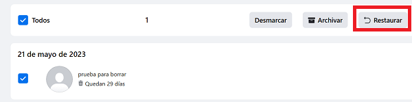 Imagen - C&oacute;mo recuperar las publicaciones eliminadas en Facebook