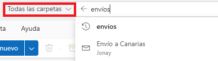 Imagen - Cómo buscar y filtrar correos en Outlook