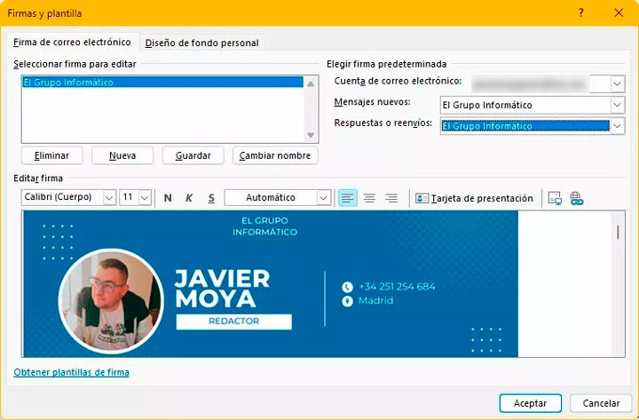 Imagen - Cómo poner una firma en Outlook