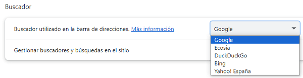 Imagen - Cómo cambiar el buscador por defecto del navegador