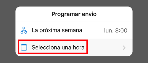Imagen - Cómo programar un correo en iPhone