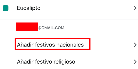Imagen - Cómo añadir los festivos a Google Calendar