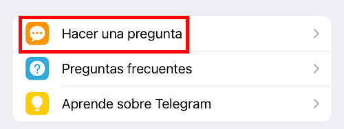 Imagen - Cómo contactar con Telegram