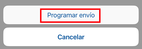Imagen - Cómo programar un correo en iPhone