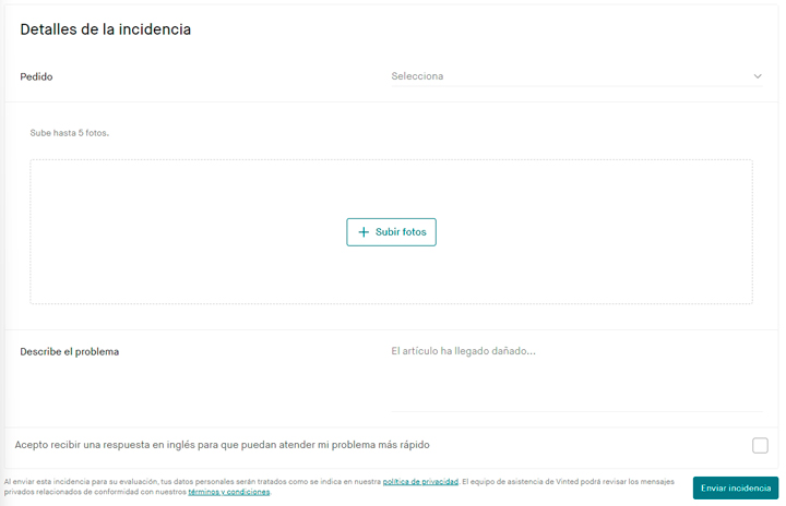 Imagen - Cómo contactar con Vinted