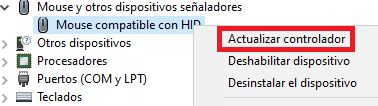 Imagen - Solución: Windows 10 no reconoce el ratón o mouse