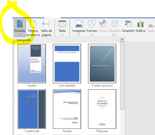 Imagen - Cómo hacer una portada en Word