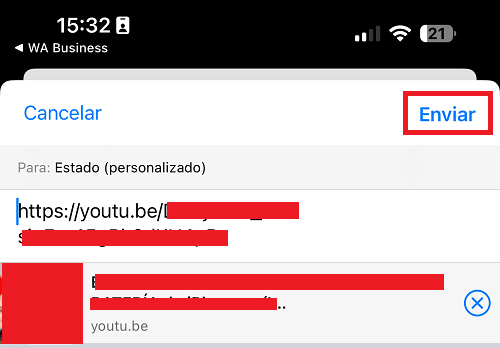 Imagen - Cómo compartir un vídeo de YouTube en los Estados de WhatsApp