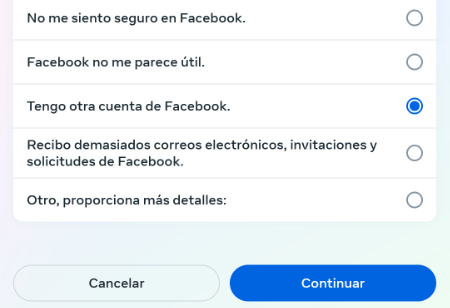 Imagen - Cómo eliminar tu cuenta de Facebook