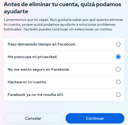 Imagen - Cómo eliminar tu cuenta de Facebook