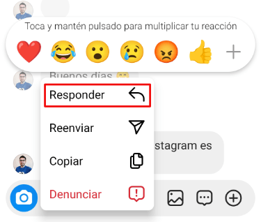 Imagen - Cómo responder mensajes en Instagram