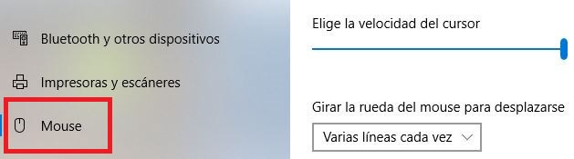 Imagen - Cómo configurar un ratón en Windows 10