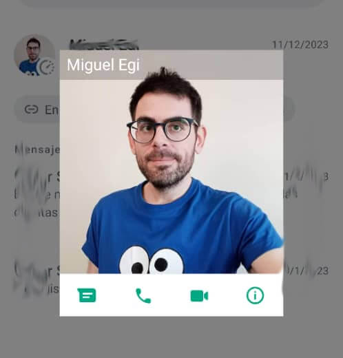 Imagen - Cómo cambiar la foto de perfil de un contacto en WhatsApp