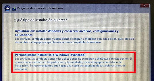 Imagen - Cómo formatear Windows 10