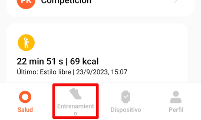 Imagen - Cómo registrar un ejercicio con la Xiaomi Mi Band
