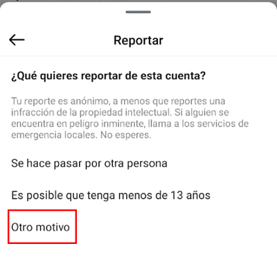 Imagen - Cómo denunciar una cuenta en Instagram