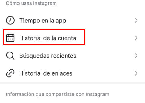 Imagen - Cómo ver el historial de cambios de tu perfil de Instagram
