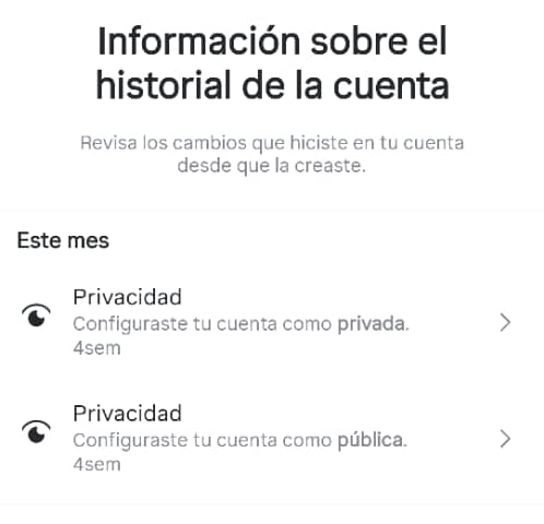 Imagen - Cómo ver el historial de cambios de tu perfil de Instagram
