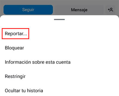 Imagen - Cómo denunciar una cuenta en Instagram