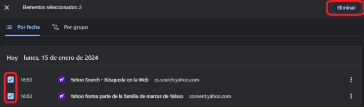 Imagen - Cómo eliminar el historial de Chrome