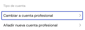 Imagen - Cómo convertir Instagram a perfil de empresa