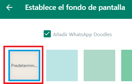 Imagen - Cómo volver al fondo original en los chats de WhatsApp