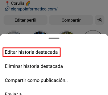 Imagen - Cómo quitar títulos a Stories destacadas en Instagram
