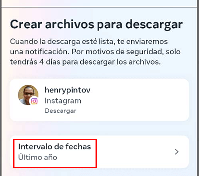 Imagen - Cómo exportar todos los datos de Instagram