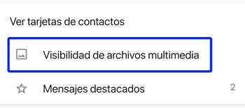 Imagen - Cómo ocultar las fotos de WhatsApp de la galería