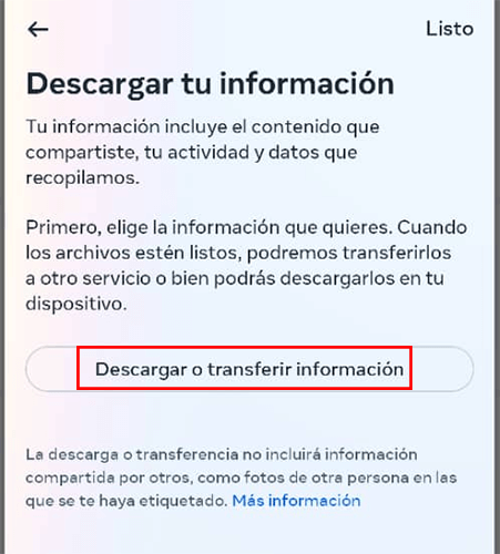 Imagen - Cómo exportar todos los datos de Instagram