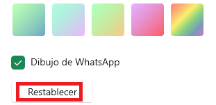 Imagen - Cómo volver al fondo original en los chats de WhatsApp