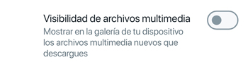 Imagen - Cómo ocultar las fotos de WhatsApp de la galería