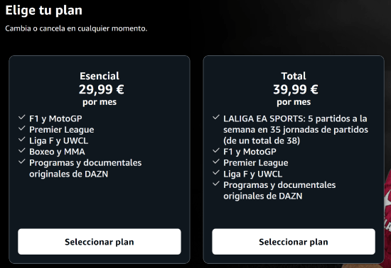 Imagen - Cómo ver el fútbol en Amazon Prime Video