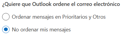 Imagen - Cómo dejar de mostrar prioritarios en Outlook