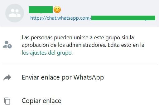 Imagen - Cómo invitar personas a un grupo de WhatsApp con un enlace