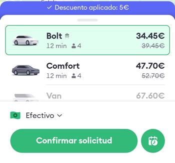 Imagen - Cómo pedir un Bolt al aeropuerto de Madrid