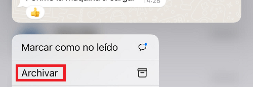 Imagen - Cómo archivar conversaciones en WhatsApp