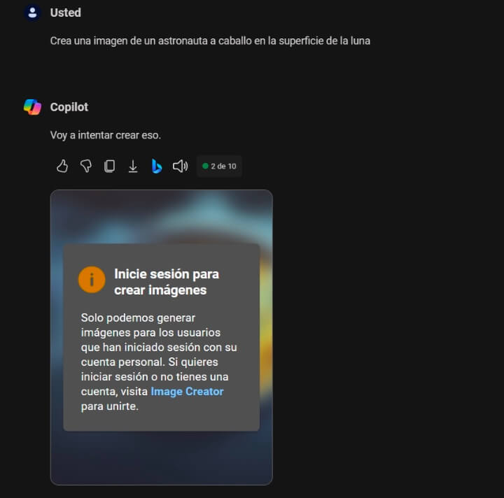 Imagen - Cómo crear imágenes generadas con IA usando Copilot