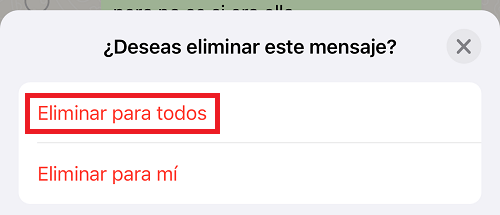 Imagen - ¿Qué significa &quot;Eliminar para todos&quot; en WhatsApp?