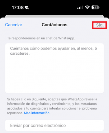 Imagen - Cómo contactar con WhatsApp
