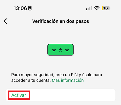 Imagen - Cómo activar la verificación en dos pasos en WhatsApp