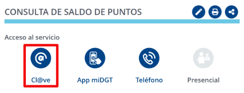Imagen - Cómo consultar los puntos en la DGT