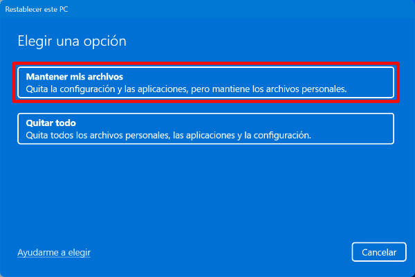 Imagen - Reinstala o formatea Windows sin perder tus archivos