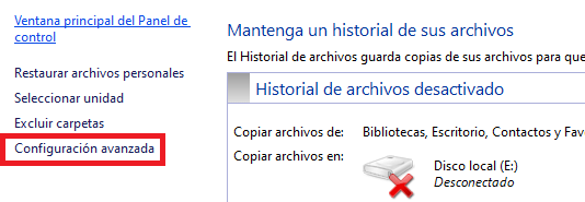 Imagen - Cómo utilizar el Historial de archivos de Windows