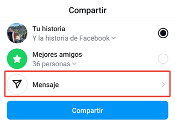 Imagen - Cómo enviar una foto temporal en Instagram