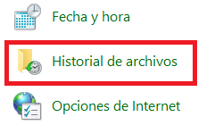 Imagen - Cómo utilizar el Historial de archivos de Windows