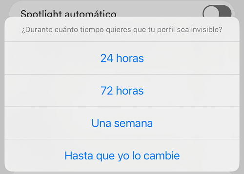 Imagen - Cómo pausar la cuenta de Bumble