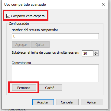 Imagen - Cómo compartir un disco duro en red local