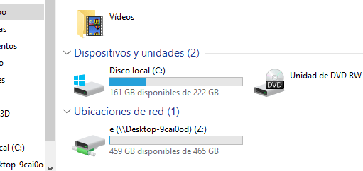 Imagen - Cómo compartir un disco duro en red local