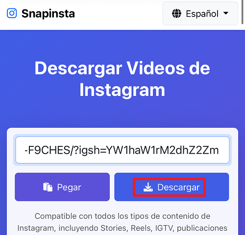 Imagen - Cómo descargar un Reel de Instagram